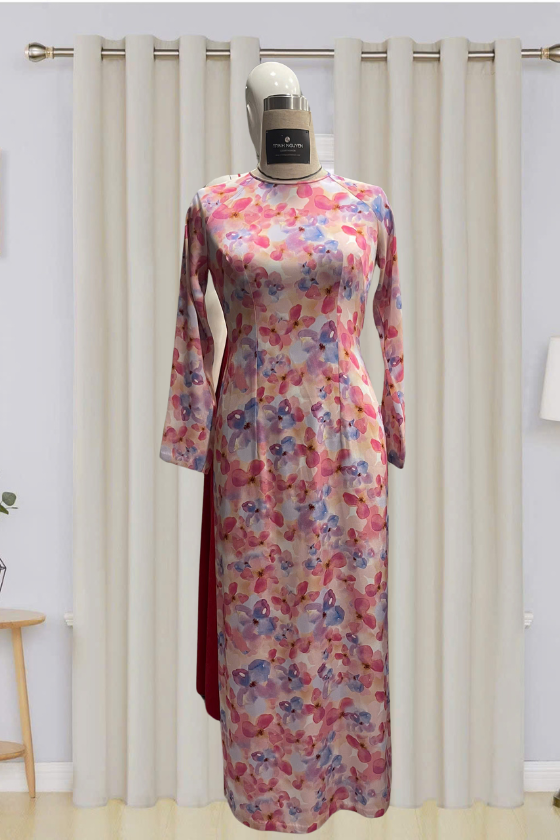 Mẫu áo dài thông gia 05