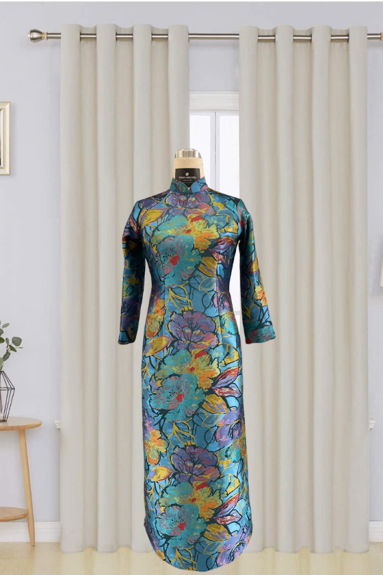 Mẫu áo dài truyền thống 02