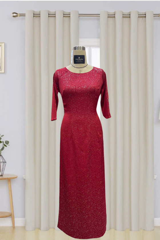Mẫu áo dài truyền thống 03