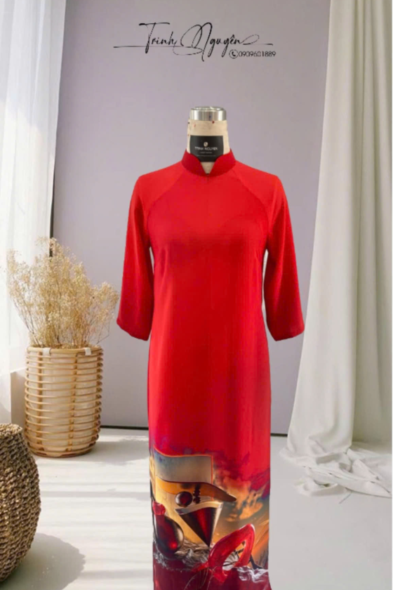 Mẫu áo dài thông gia 01