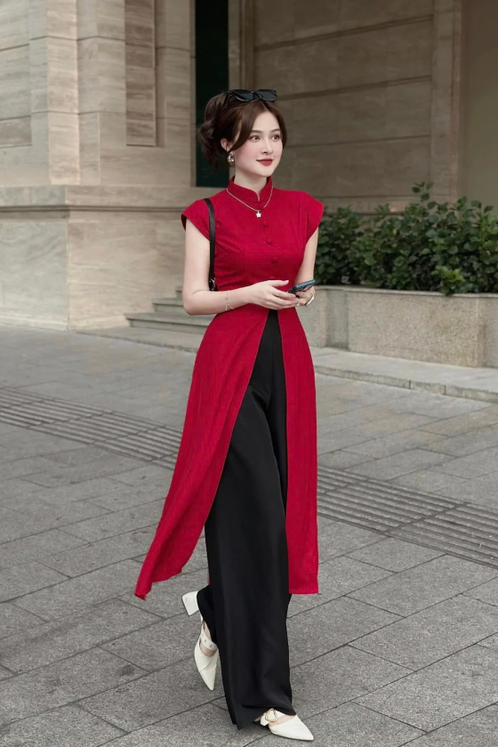 Mẫu áo dài cách tân 02 